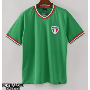 Mexiko 1970 Retro Domácí Dres Krátký Rukáv Mexiko 1970 Retro Domácí Dres Krátký Rukáv